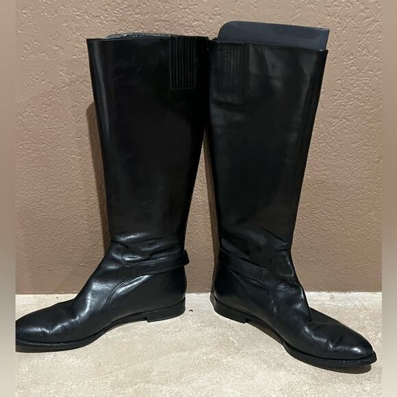 Via Spiga Italian Fine Leather riding boots Size 7.5 - Picture 2 of 14